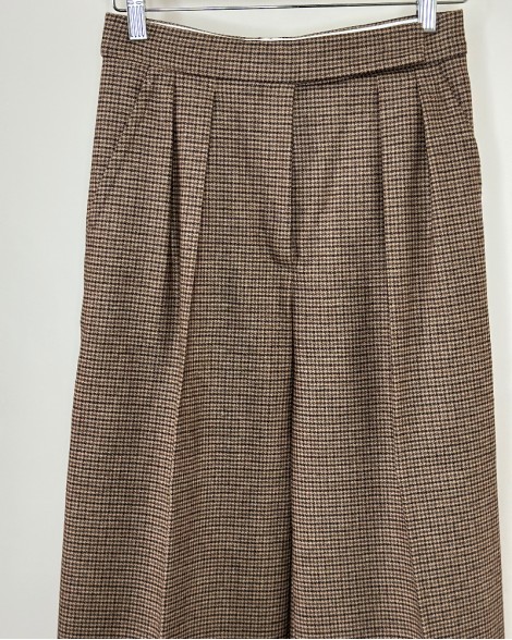 Kalhoty dámské Max Mara hnědé